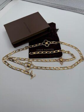 **RARE ACCESORY** LOUIS VUITTON FLOWER POWER NECKLACE